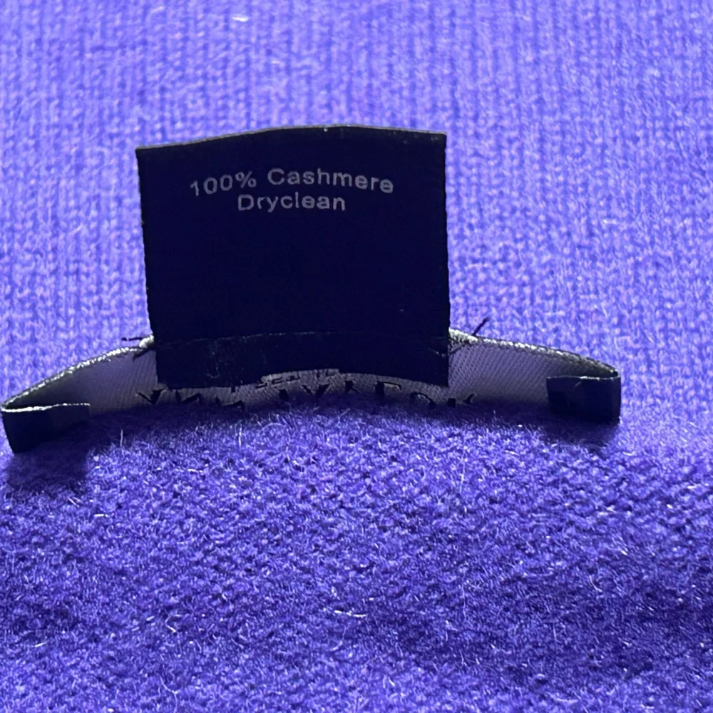 Ann Taylor Purple Cashmere Sweater Size Medium - Picture 4 of 8